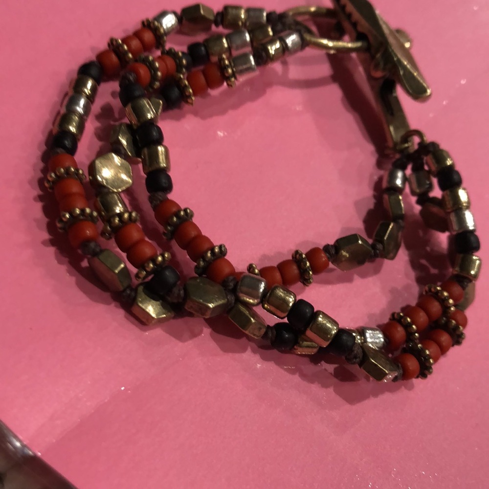Lucky You Boho Bracelet w/ Alligator Clip Bracelet